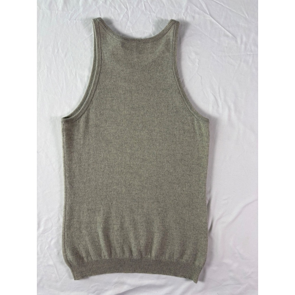 Ralph Lauren Black Label Cashmere Tank Top Womens S Knit Shell Basics Preppy - Picture 8 of 8